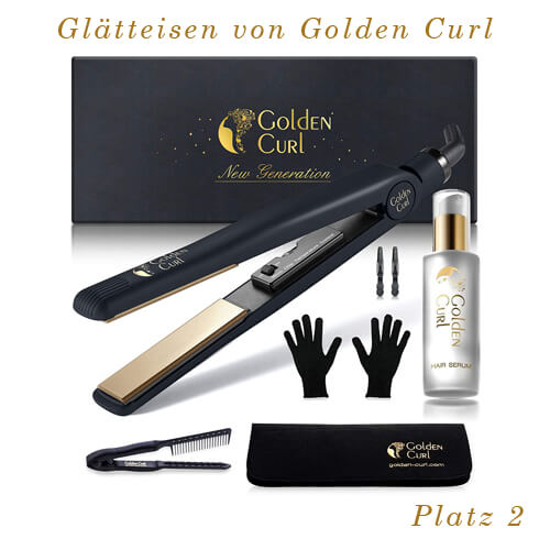 Glätteisen Golden Curl